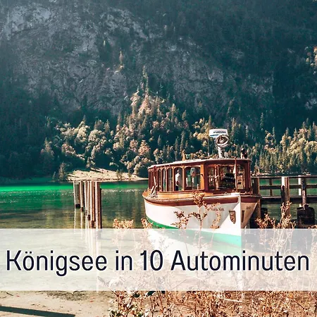 アパート Watzmannsuite - Familienfreundliche In Historischer Mit Kamin, Infrarotsauna, Balkon, Garten, Nur 10 Gehminuten Ins Zentrum Von Berchtesgaden ビショフスヴィーゼン