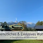 Appartamento Watzmannsuite - Familienfreundliche In Historischer Mit Kamin, Infrarotsauna, Balkon, Garten, Nur 10 Gehminuten Ins Zentrum Von Berchtesgaden Bischofswiesen