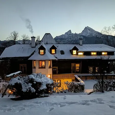 Watzmannsuite - Familienfreundliche In Historischer Mit Kamin, Infrarotsauna, Balkon, Garten, Nur 10 Gehminuten Ins Zentrum Von Berchtesgaden